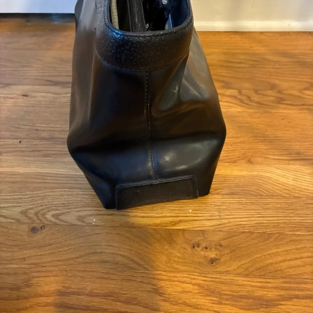 Hartmann large leather, black tote bag - Picture 4 of 8